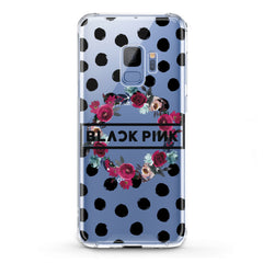 Lex Altern TPU Silicone Samsung Galaxy Case Floral Black Pink