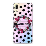 Lex Altern TPU Silicone VIVO Case Floral Black Pink