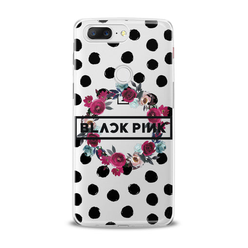 Lex Altern TPU Silicone OnePlus Case Floral Black Pink