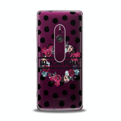 Lex Altern TPU Silicone Sony Xperia Case BlackPink