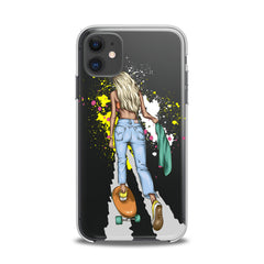 Lex Altern TPU Silicone iPhone Case Skate Girl