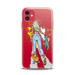 Lex Altern TPU Silicone iPhone Case Skate Girl