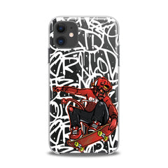 Lex Altern TPU Silicone iPhone Case Skateboardist