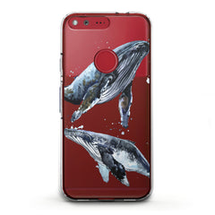 Lex Altern TPU Silicone Google Pixel Case Whale Animal