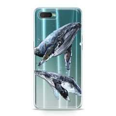 Lex Altern TPU Silicone Oppo Case Whale Animal