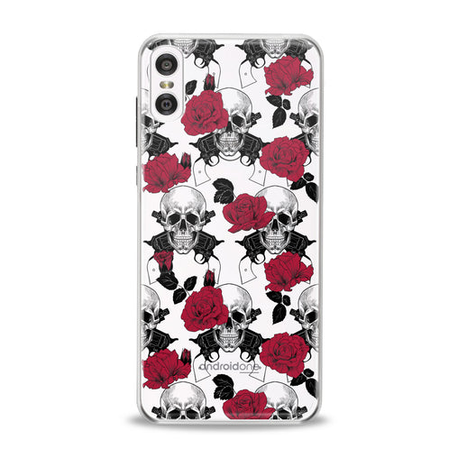 Lex Altern TPU Silicone Motorola Case Floral Skeleton