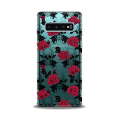 Lex Altern TPU Silicone Samsung Galaxy Case Floral Skeleton