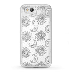 Lex Altern TPU Silicone Google Pixel Case Celestial Print