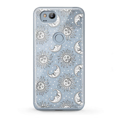 Lex Altern TPU Silicone Google Pixel Case Celestial Print