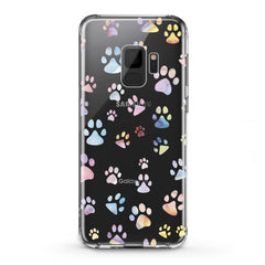 Lex Altern TPU Silicone Samsung Galaxy Case Paw Pattern