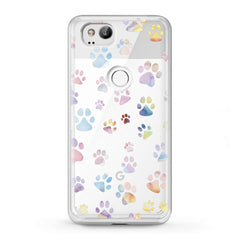 Lex Altern TPU Silicone Google Pixel Case Paw Pattern