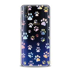 Lex Altern Paw Pattern Vivo Case