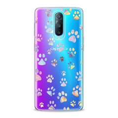 Lex Altern TPU Silicone Oppo Case Paw Pattern