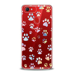 Lex Altern TPU Silicone Oppo Case Paw Pattern