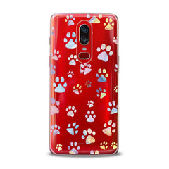 Lex Altern TPU Silicone OnePlus Case Paw Pattern