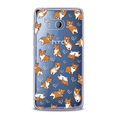 Lex Altern TPU Silicone HTC Case Love Corgi