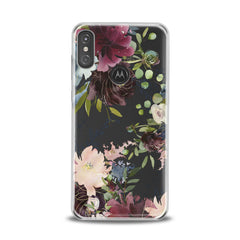 Lex Altern TPU Silicone Motorola Case Purple Flowers