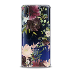 Lex Altern TPU Silicone VIVO Case Purple Flowers