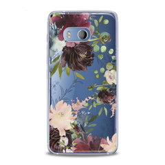 Lex Altern TPU Silicone HTC Case Purple Flowers