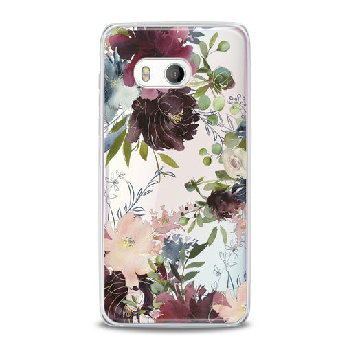 Lex Altern Purple Flowers HTC Case