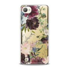 Lex Altern TPU Silicone HTC Case Purple Flowers