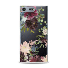 Lex Altern TPU Silicone Sony Xperia Case Purple Flowers