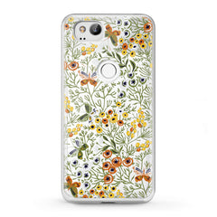 Lex Altern TPU Silicone Google Pixel Case Wild Flowers