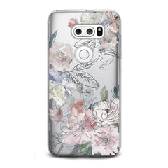 Lex Altern TPU Silicone LG Case Drawing Flowers