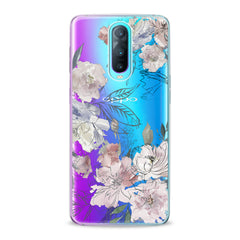 Lex Altern TPU Silicone Oppo Case Drawing Flowers