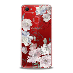 Lex Altern TPU Silicone Oppo Case Drawing Flowers