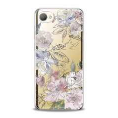 Lex Altern TPU Silicone HTC Case Drawing Flowers