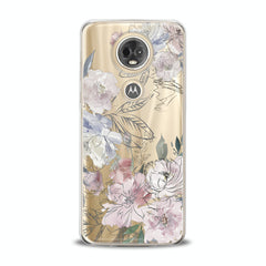 Lex Altern TPU Silicone Motorola Case Drawing Flowers