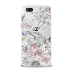 Lex Altern TPU Silicone OnePlus Case Drawing Flowers