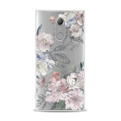 Lex Altern TPU Silicone Sony Xperia Case Drawing Flowers