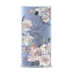 Lex Altern TPU Silicone Sony Xperia Case Drawing Flowers