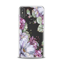 Lex Altern TPU Silicone Motorola Case Violet Flowers