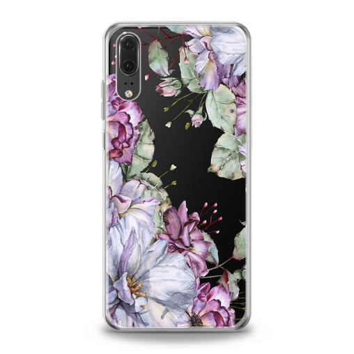 Lex Altern Violet Flowers Huawei Honor Case