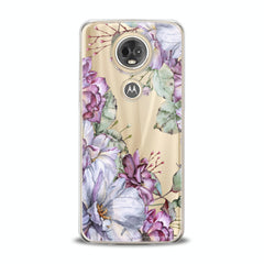 Lex Altern TPU Silicone Motorola Case Violet Flowers