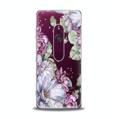 Lex Altern TPU Silicone Sony Xperia Case Violet Flowers