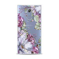 Lex Altern TPU Silicone Sony Xperia Case Violet Flowers