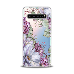 Lex Altern TPU Silicone Samsung Galaxy Case Violet Flowers