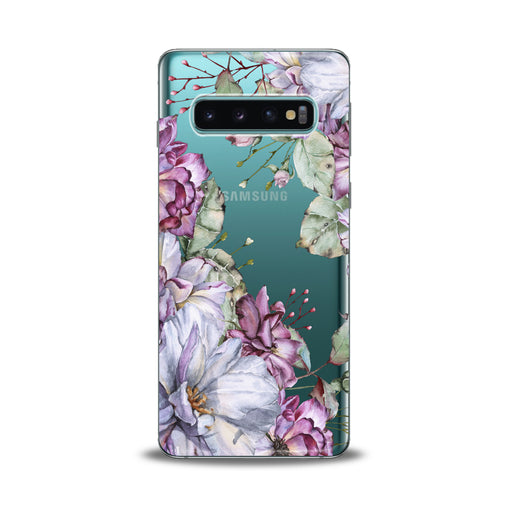 Lex Altern Violet Flowers Samsung Galaxy Case