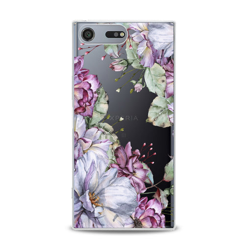 Lex Altern Violet Flowers Sony Xperia Case