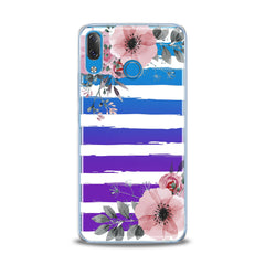 Lex Altern TPU Silicone Lenovo Case Striped Floral