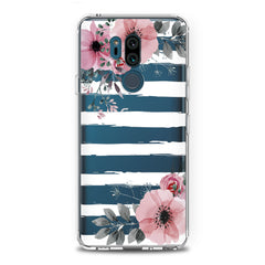 Lex Altern TPU Silicone LG Case Striped Floral