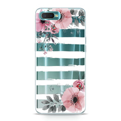 Lex Altern TPU Silicone Oppo Case Striped Floral