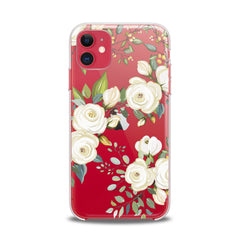 Lex Altern TPU Silicone iPhone Case White Roses