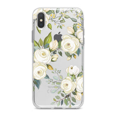 Lex Altern TPU Silicone Phone Case White Roses