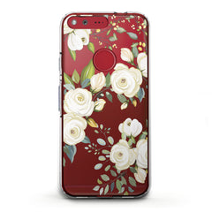 Lex Altern TPU Silicone Phone Case White Roses