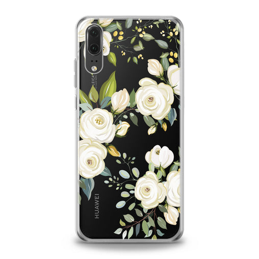 Lex Altern White Roses Huawei Honor Case